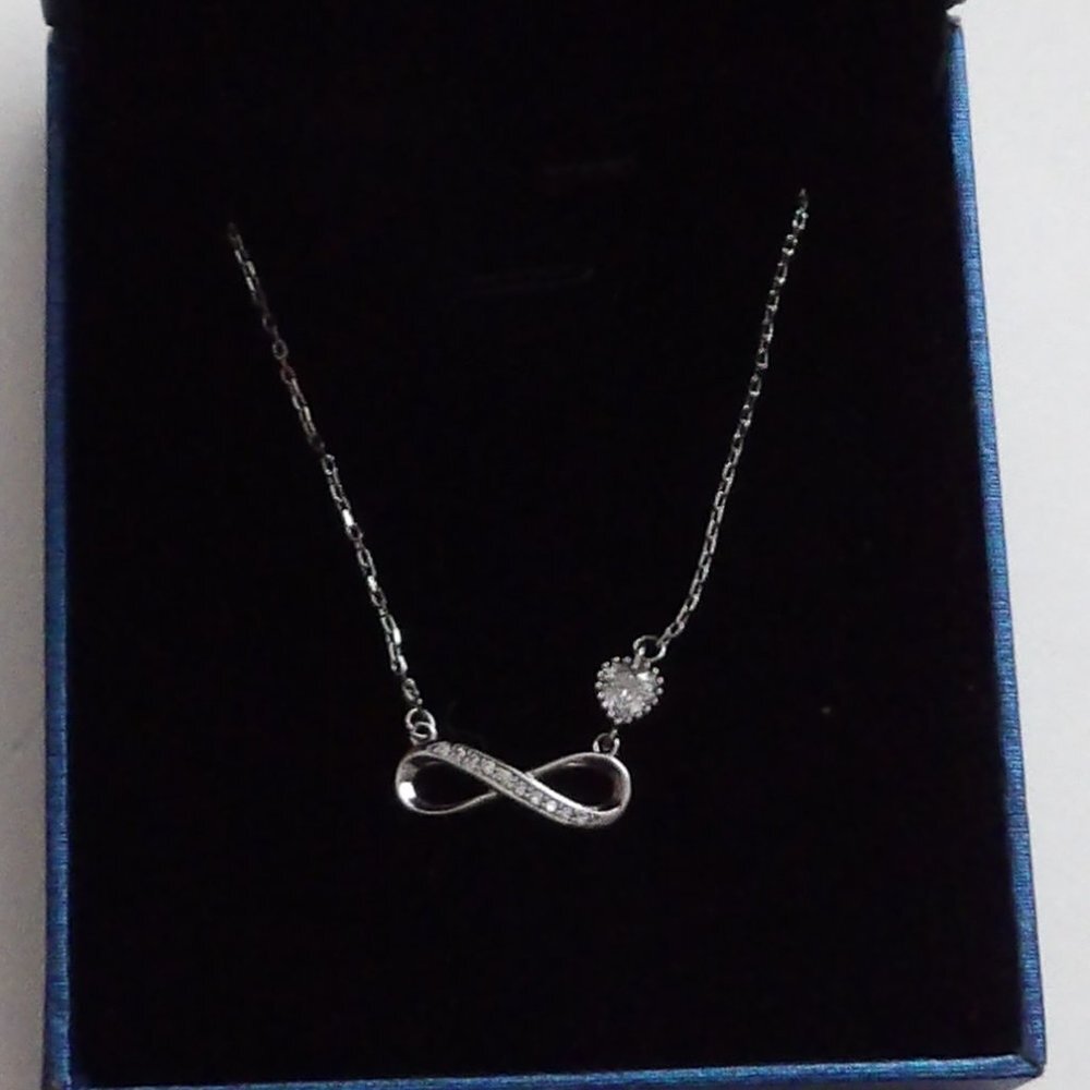 Michael Todd Hello Beautiful Sterling Silver Forever Necklace New in Box